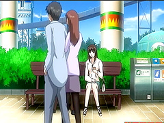 Brunette cutie has to suck a dick before getting her pussy drilled