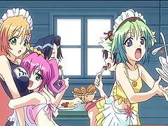 Sweet anime cutie spreads her legs and takes it in her pussy