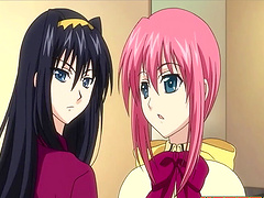 Sexy redhead chick gets talked into drooling on a hard cock