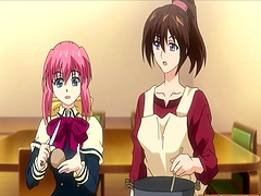 Sexy redhead chick gets talked into drooling on a hard cock