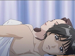 Horny anime chick moans while getting her pussy smashed