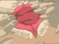 Japanese cartoon with a horny wife getting fucked in missionary