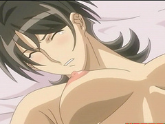 Japanese cartoon with a horny wife getting fucked in missionary