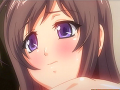 Episode of Hentai with a kinky purple haired chick getting fucked