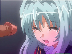 Hardcore fucking makes busty green haired girl cum - Hentai