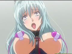 Hardcore fucking makes busty green haired girl cum - Hentai
