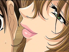 Hentai video with a perfect tits brunette getting fucked hard