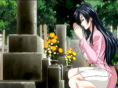 Anime video with a hot chick getting fucked balls deep on the floor