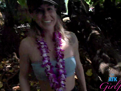 Lovely chick Summer Vixen loves spending time on the beach