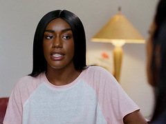 Black slut Ashley Aleigh knows what makes Reagan Foxx happy