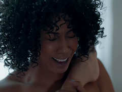 Ebony Misty Stone and Asian Vina Sky have incredible oral sex