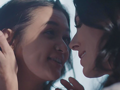 Pussy licking on the table with Alex De La Flor and Reagan Foxx