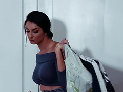 Lesbian beauties Silvia Saige and Gianna Dior having fun without guys