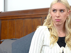 Slutty babe Kay Lovely bounces her hairy pussy on a dick