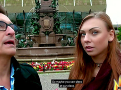 Hardcore fucking with cute stranger amateur Morgan Rodriguez