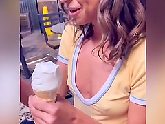 Riley Reid and Abbie Maley share a big cock in pov