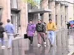 Retro amateur video of a hot ass girlfriend getting fucked hard