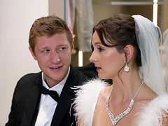 Dirty MILF Ryan Keely seduced hot bride Serena Hill for a 3-way