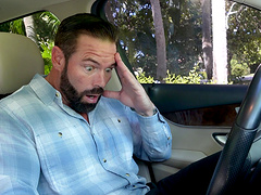 Skinny brunette Sawyer Cassidy masturbates and gets fucked hard