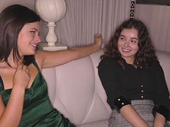 Sweet models Dharma Jones and Leana Lovings have passionate sex