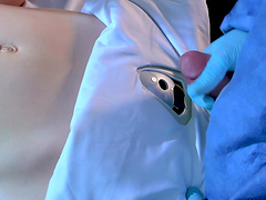 Hardcore lesbian fucking with a toy - Sarah Strawberries and Ashley