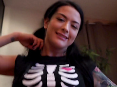 Hardcore fucking in POV with perfect tits girlfriend Katrina Jade