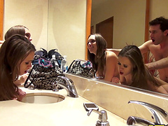 Provocative Jade Nile invited hot stranger Kacey Lane for a 3-way