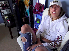 Sophia Grace got fucked hard by James Deen in a steamy scene