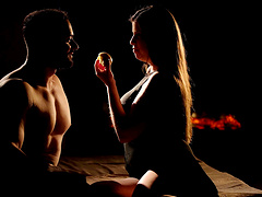 Erotic seduction and passionate fucking with curvy Lady Lyne