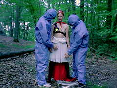 Kinky fuck video with sexy redhead Ashley Fires in a costume