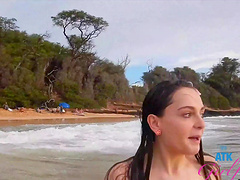 Amateur POV video compilation of cuties posing and playing with fingers