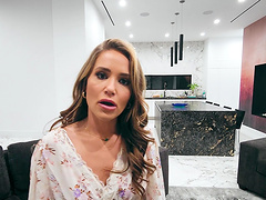 Smooth fucking in POV video with adorable blonde cougar Athena Anderson