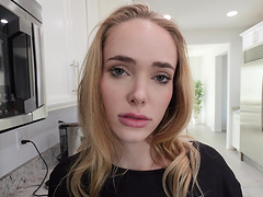 Hardcore fucking in POV with small tits babe Athena Fleurs