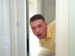 Fake boobs blonde Victoria Vale takes a shower and rides a hard dick