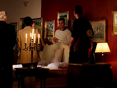 Passionate interracial MMF threesome with horny ebony Zaawaadi