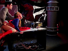 Sexy blonde gives a blowjob and gets fucked hard in doggystyle