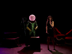 Sarah Shevon makes a blowjob for her boyfriend in a steamy scene.