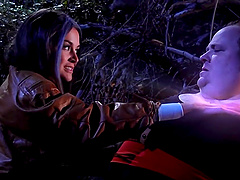 Allie Haze and Jeanie Marie Sullivan having fun during FFM threesome