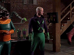 slender brunette Andy San Dimas gives a blowjob and rides a cock