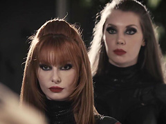 Hardcore fucking between a Deadpool and busty blonde Kenzie Taylor