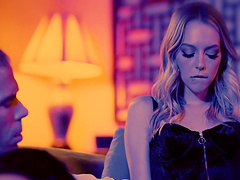 Late night FFM threesome with hot Jane Wilde and Lily Larimar