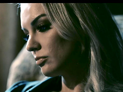 Cum on tits ending after hardcore fucking with blonde Kenzie Taylor