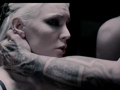 Cum on tits ending after hardcore fucking with blonde Kenzie Taylor