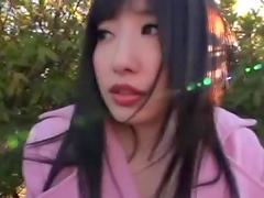 Armed with long hair and sexy socks, Arisa Nakano seduces