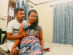 Amateur video of a horny Idian babe giving head and getting fucked