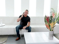 Big tits cougar shows off her assets in the shower