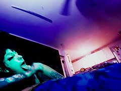 Kinky chick gives a blowjob and gets fucked in orgasmic pussy