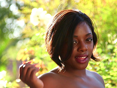 Hardcore fucking on the sofa with amateur black butt Tamara Millan