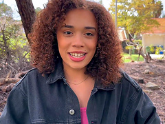 Small tits Latina Willow Ryder gives a blowjob and rides in the car