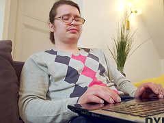 Nerd does not care that hot Kami Yammy is having sex with 2 girls